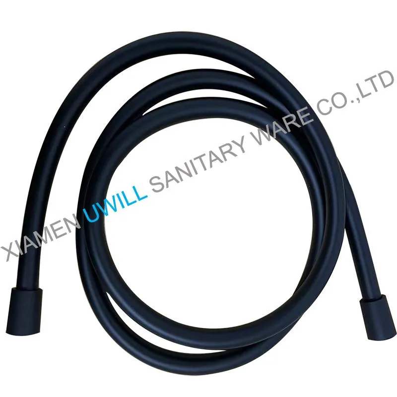 Black Plastic Shower Pipe