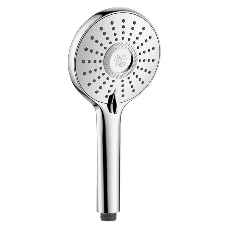 Teljes Chrome ABS virág alakú kézi zuhanyfej